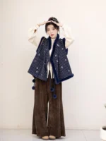 Sleeveless Hanfu Coat Tang-Style Vest - Image 2