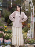 Spring Dress Embroidered Fashion Hanfu Set