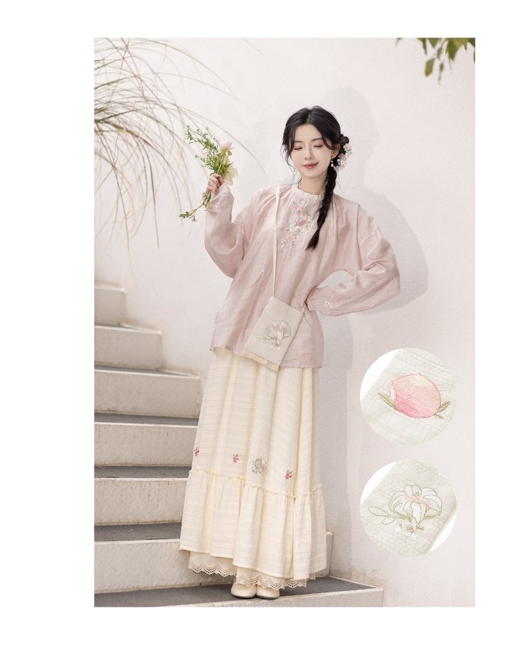 Spring Dress Embroidered Fashion Hanfu Set