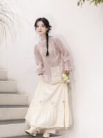 Spring Dress Embroidered Fashion Hanfu Set - Image 3