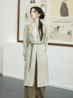 Spring Hanfu?Long Shirt Wide-Leg Pants Women - Image 2