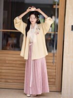 Stylish Hanfu Fashion Dress with Embroidered - Image 3