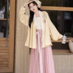 Stylish Hanfu Fashion Dress with Embroidered
