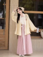 Stylish Hanfu Fashion Dress with Embroidered