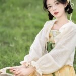 Summer Hanfu Dress Light Yellow Dress
