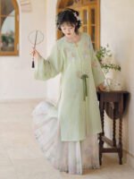 Summer Hanfu Elegant Embroidered Hanfu Set