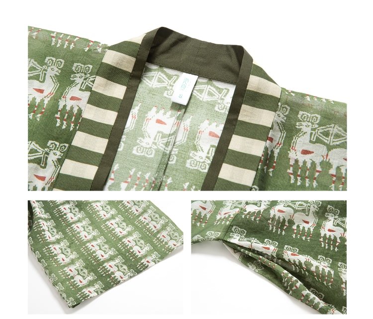 Summer Hanfu Outfit Green 3-Piece Dress Set