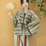 Summer Hanfu Outfit Green 3-Piece Dress Set