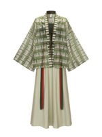 Summer Hanfu Outfit Green 3-Piece Dress Set - Image 5