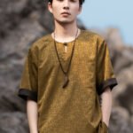 Summer Shirts Men Loose Casual Tang Shirt