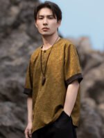 Summer Shirts Men Loose Casual Tang Shirt - Image 2