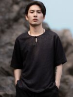Summer Shirts Men Loose Casual Tang Shirt - Image 4