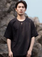 Summer Shirts Men Loose Casual Tang Shirt - Image 5