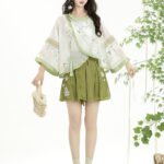 Summer Short Hanfu Dress with Embroidery