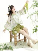 Summer Short Hanfu Dress with Embroidery - Image 2