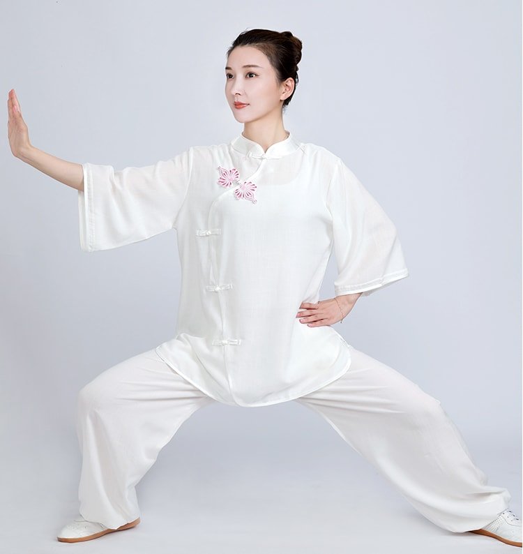 Summer Tai Chi Uniform Breathable Kung Fu Outfit