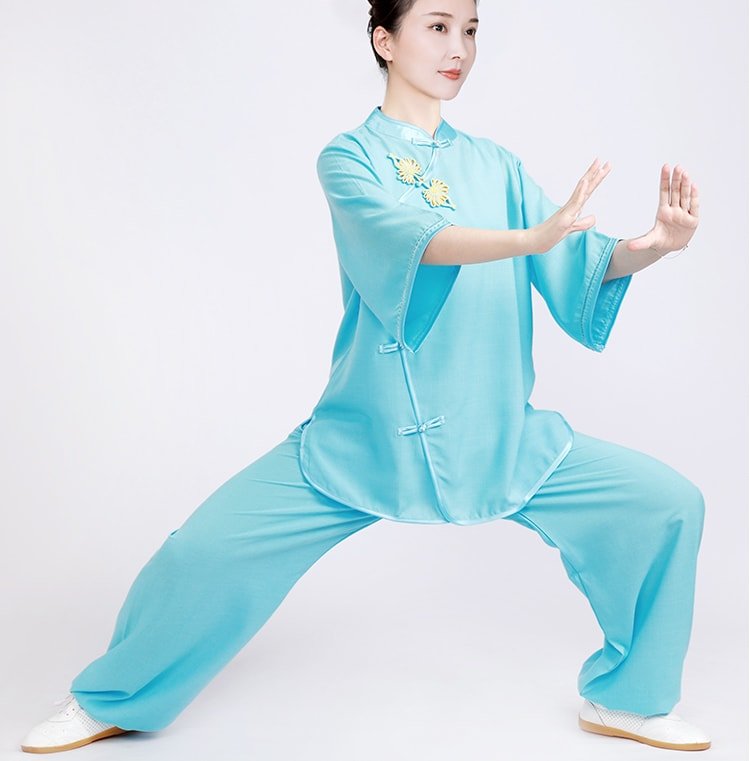 Summer Tai Chi Uniform Breathable Kung Fu Outfit