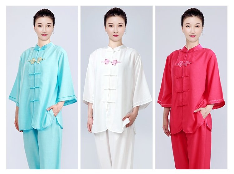 Summer Tai Chi Uniform Breathable Kung Fu Outfit