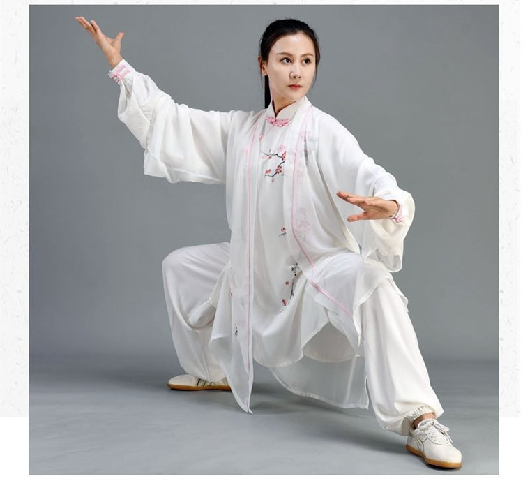 Tai Chi Apparel Chinese Style Silk Hemp Tai Chi Clothing