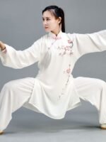Tai Chi Apparel Chinese Style Silk Hemp Tai Chi Clothing - Image 4