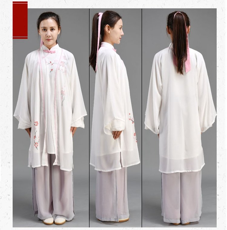 Tai Chi Apparel Chinese Style Silk Hemp Tai Chi Clothing