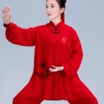 Tai Chi Clothing Cotton Ba Duan Jin Training Suit