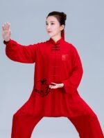 Tai Chi Clothing Cotton Ba Duan Jin Training Suit