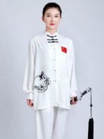 Tai Chi Clothing Cotton Ba Duan Jin Training Suit - Image 4