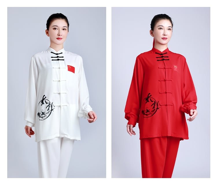 Tai Chi Clothing Cotton Ba Duan Jin Training Suit