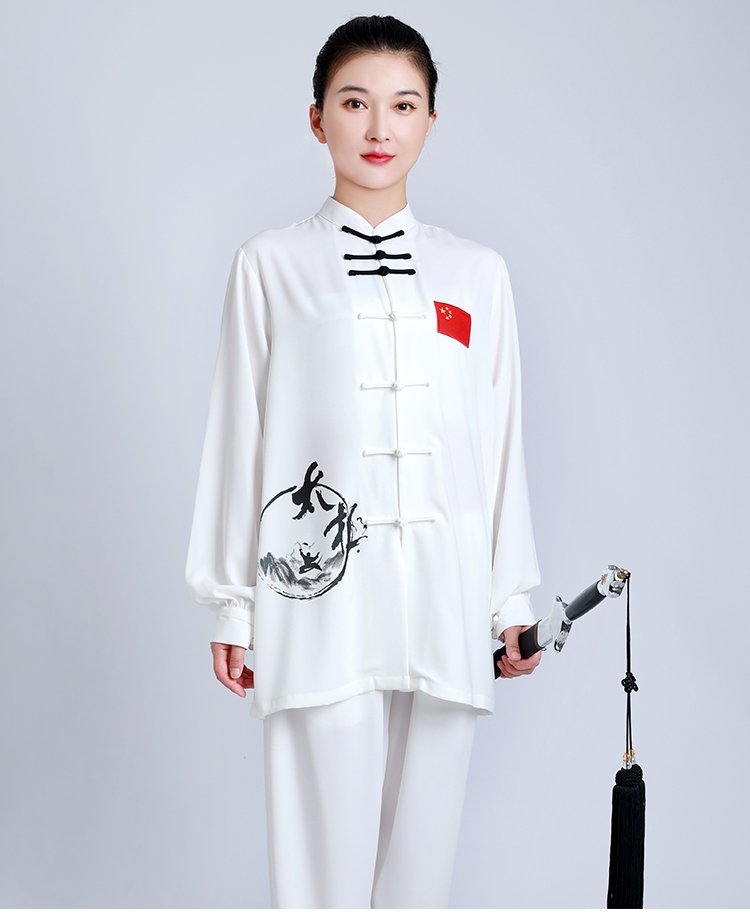 Tai Chi Clothing Cotton Ba Duan Jin Training Suit