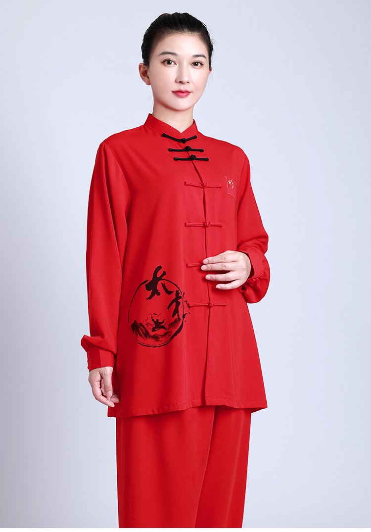 Tai Chi Clothing Cotton Ba Duan Jin Training Suit