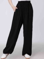 Tai Chi Pants Womens Martial Arts Training Pants - Image 2