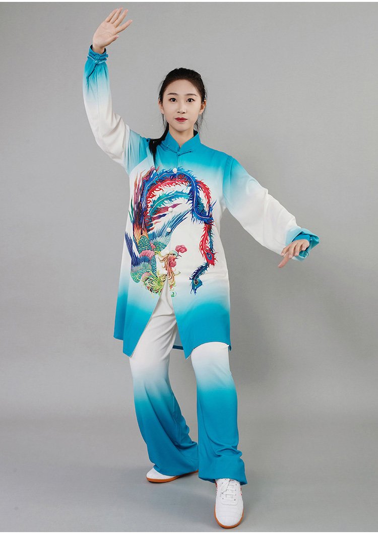 Tai Chi Practice Suit Gradient Martial Arts Clothing
