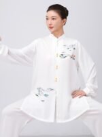Tai Chi Practice Wear Unisex Long Martial Arts Suit - Image 2