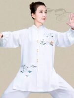 Tai Chi Practice Wear Unisex Long Martial Arts Suit - Image 3
