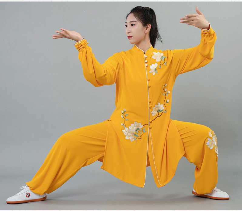 Tai Chi Set Women Embroidered Performance Suit