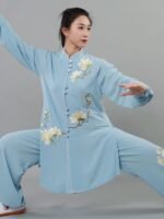 Tai Chi Set Women Embroidered Performance Suit - Image 4