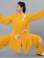 Tai Chi Set Women Embroidered Performance Suit