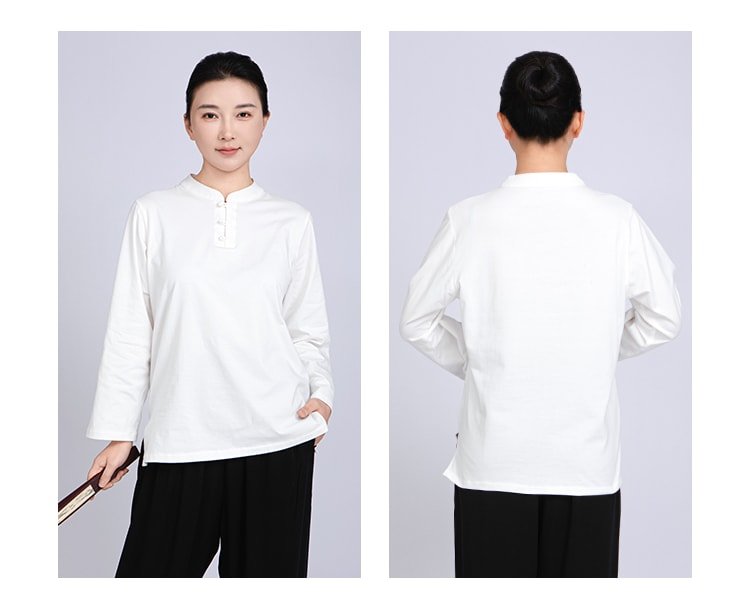 Tai Chi Uniform Cotton Martial Arts T-Shirt and Pants