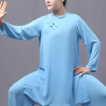 Tai Chi Uniform Silk Summer Tai Chi Training Suit