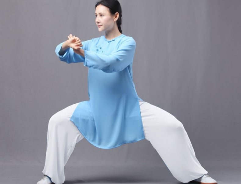 Tai Chi Uniform Silk Summer Tai Chi Training Suit