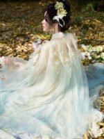 Tang Dynasty Chinese Hanfu Wome Embroidery Dress - Image 4