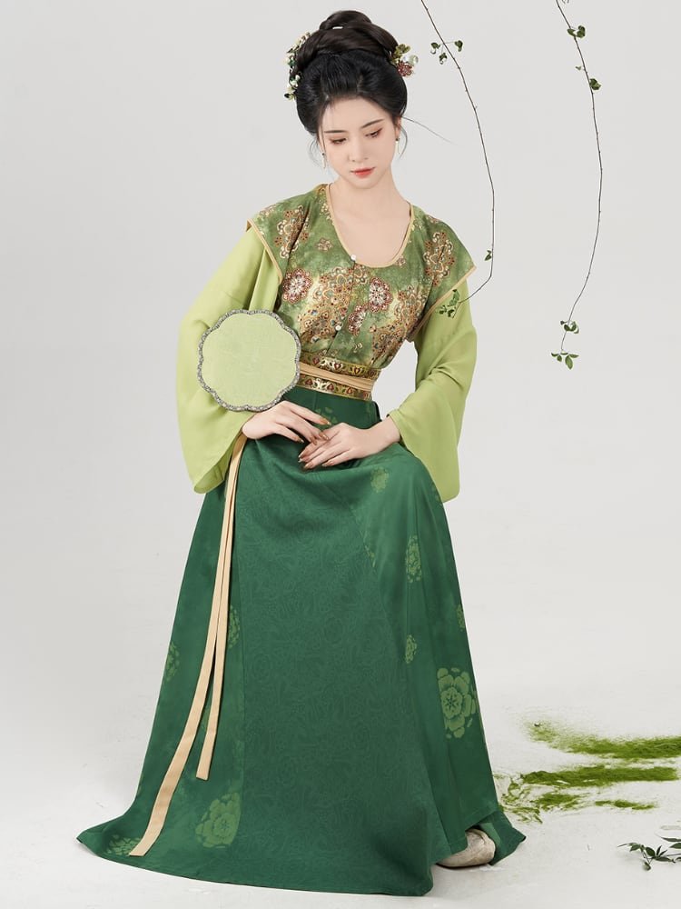Tang Dynasty Clothes Dunhuang Style Hanfu Dress