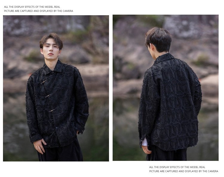 Tang Style Chinese Jacket Loose Men's Top