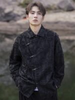 Tang Style Chinese Jacket Loose Men’s Top - Image 2