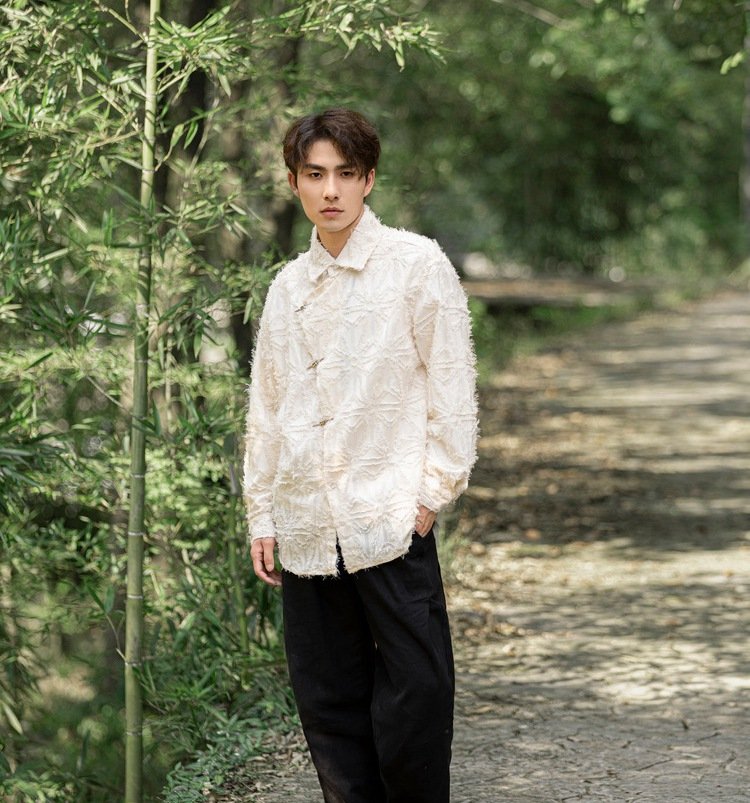 Tang Style Chinese Jacket Loose Men's Top