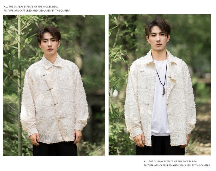 Tang Style Chinese Jacket Loose Men's Top
