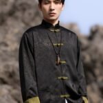 Tang Style Male Jackets Loose Zhongshan Suit