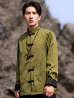 Tang Style Male Jackets Loose Zhongshan Suit - Image 2