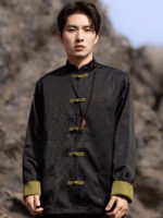 Tang Style Male Jackets Loose Zhongshan Suit - Image 3